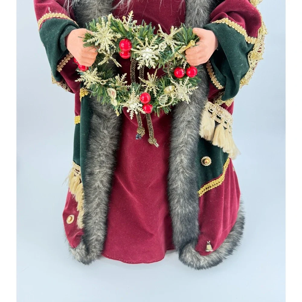 Vintage Santa Clause Old St. Nick Christmas Tree Topper, 26